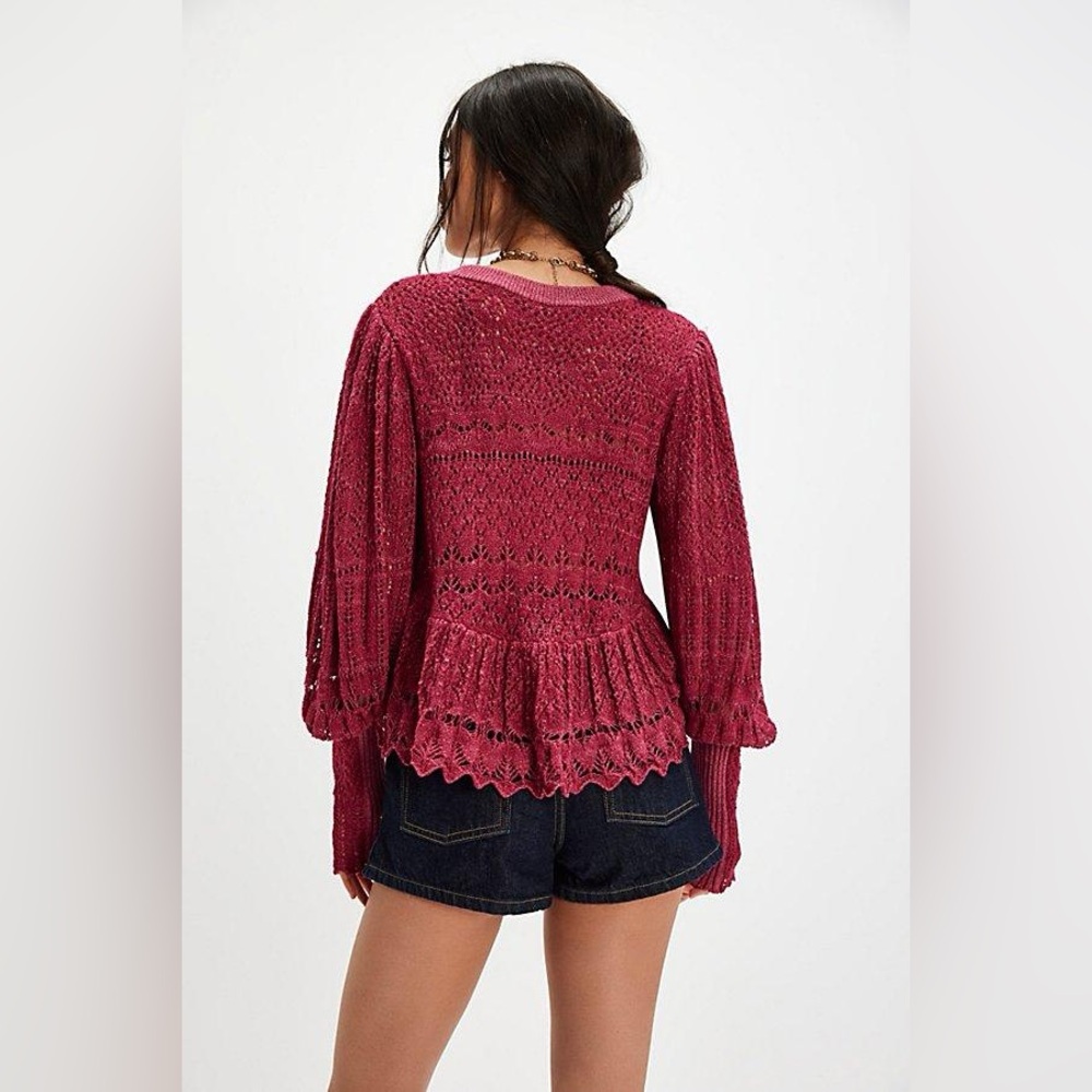 NWT! FP Free People Lucinda Sweater Sz XS & Small - Picture 3 of 5